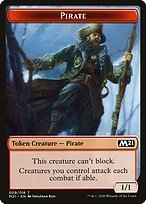 Glossy Finish Core Set 2021 Tokens Pirate ( #9 )