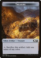 Glossy Finish Core Set 2021 Tokens Treasure ( #15 )