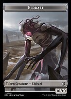 Glossy Finish Modern Horizons 3 Commander Tokens Eldrazi ( #1 )