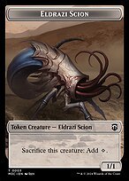 Glossy Finish Modern Horizons 3 Commander Tokens Eldrazi Scion ( #3 )