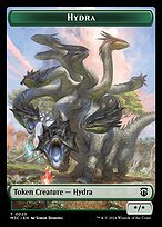 Glossy Finish Modern Horizons 3 Commander Tokens Hydra ( #20 )