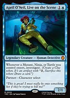 Matte Finish Teenage Mutant Ninja Turtles Eternal April O'Neil, Live on the Scene ( #9 )