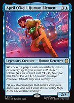 Matte Finish Teenage Mutant Ninja Turtles Eternal April O'Neil, Human Element ( #107 )