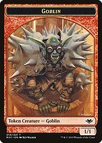 Glossy Finish Modern Horizons Tokens Goblin ( #10 )