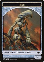 Glossy Finish Modern Horizons Tokens Myr ( #19 )