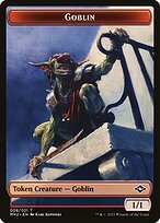 Matte Finish Modern Horizons 2 Tokens Goblin ( #8 )