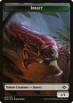 Matte Finish Modern Horizons 2 Tokens Insect ( #13 )