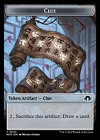 Glossy Finish Modern Horizons 3 Tokens Clue ( #30 )