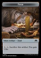 Glossy Finish Modern Horizons 3 Tokens Food ( #31 )