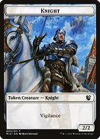 Glossy Finish Midnight Hunt Commander Tokens Knight ( #3 )