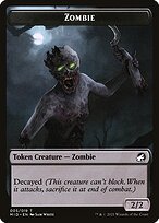 Glossy Finish Innistrad: Midnight Hunt Tokens Zombie ( #5 )