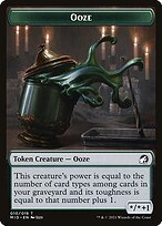 Glossy Finish Innistrad: Midnight Hunt Tokens Ooze ( #10 )