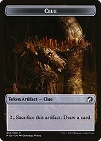 Glossy Finish Innistrad: Midnight Hunt Tokens Clue ( #16 )