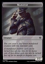 Glossy Finish Murders at Karlov Manor Commander Tokens Manifest ( #29 )