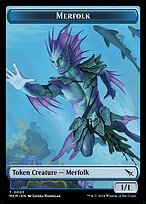 Matte Finish Murders at Karlov Manor Tokens Merfolk ( #3 )