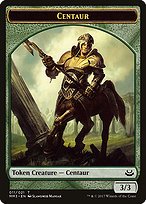 Matte Finish Modern Masters 2017 Tokens Centaur ( #11 )