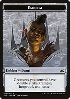 Matte Finish Modern Masters 2017 Tokens Domri Rade Emblem ( #21 )