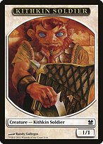 Glossy Finish Modern Masters Tokens Kithkin Soldier ( #2 )