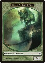 Glossy Finish Modern Masters Tokens Elemental ( #11 )