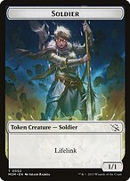 Glossy Finish March of the Machine Tokens Soldier ( #2 )