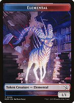 Glossy Finish March of the Machine Tokens Elemental ( #9 )