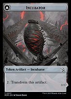 Glossy Finish March of the Machine Tokens Incubator // Phyrexian ( #17 )