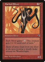 Glossy Finish Tempest Barbed Sliver ( #163 )