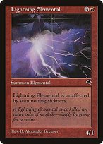 Glossy Finish Tempest Lightning Elemental ( #186 )