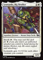 Matte Finish Teenage Mutant Ninja Turtles Leonardo, Big Brother ( #14 )