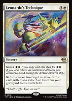 Matte Finish Teenage Mutant Ninja Turtles Leonardo's Technique ( #18 )