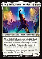 Matte Finish Teenage Mutant Ninja Turtles Sally Pride, Lioness Leader ( #24 )