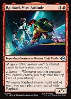Matte Finish Teenage Mutant Ninja Turtles Raphael, Most Attitude ( #101 )