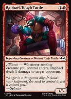 Matte Finish Teenage Mutant Ninja Turtles Raphael, Tough Turtle ( #104 )