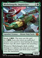 Matte Finish Teenage Mutant Ninja Turtles Michelangelo, Improviser ( #119 )