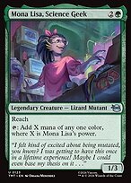 Matte Finish Teenage Mutant Ninja Turtles Mona Lisa, Science Geek ( #123 )