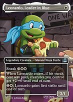 Matte Finish Teenage Mutant Ninja Turtles Leonardo, Leader in Blue ( #196 )