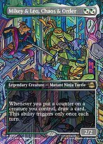 Matte Finish Teenage Mutant Ninja Turtles Mikey & Leo, Chaos & Order ( #200 )