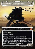 Matte Finish Teenage Mutant Ninja Turtles Leonardo, Sewer Samurai ( #215 )