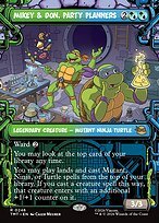 Matte Finish Teenage Mutant Ninja Turtles Mikey & Don, Party Planners ( #246 )