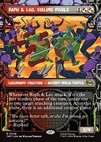 Matte Finish Teenage Mutant Ninja Turtles Raph & Leo, Sibling Rivals ( #249 )