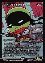 Matte Finish Teenage Mutant Ninja Turtles Dark Leo & Shredder ( #289 )