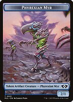 Glossy Finish Multiverse Legends Tokens Phyrexian Myr ( #1 )