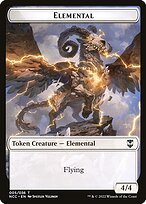 Matte Finish New Capenna Commander Tokens Elemental ( #5 )