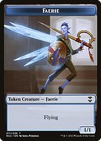 Matte Finish New Capenna Commander Tokens Faerie ( #11 )