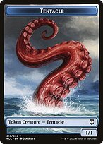 Matte Finish New Capenna Commander Tokens Tentacle ( #13 )