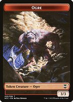 Matte Finish New Capenna Commander Tokens Ogre ( #20 )