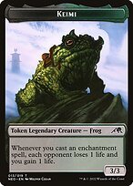 Glossy Finish Kamigawa: Neon Dynasty Tokens Keimi ( #13 )