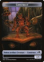 Glossy Finish Kamigawa: Neon Dynasty Tokens Construct ( #15 )
