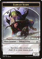 Matte Finish Oath of the Gatewatch Tokens Eldrazi Scion ( #1 )