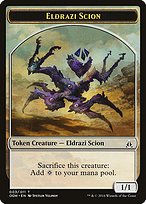 Matte Finish Oath of the Gatewatch Tokens Eldrazi Scion ( #3 )